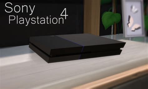 Sony Playstation 4 By Mule123 At Mod The Sims Sims 4 Updates
