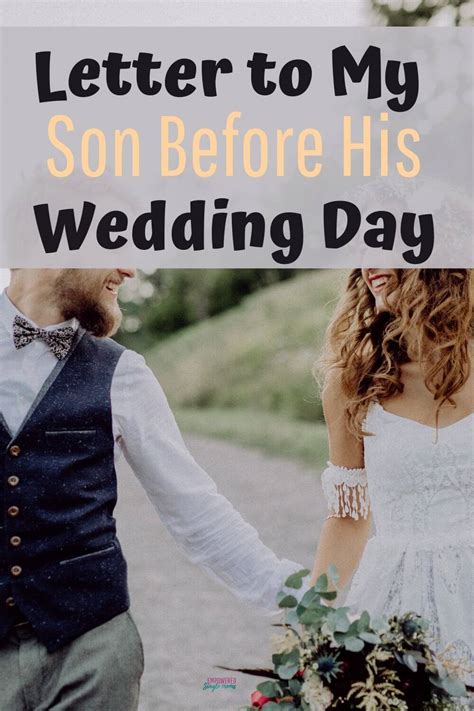 Open Letter To My Son On His Wedding Day Empowered Single Moms