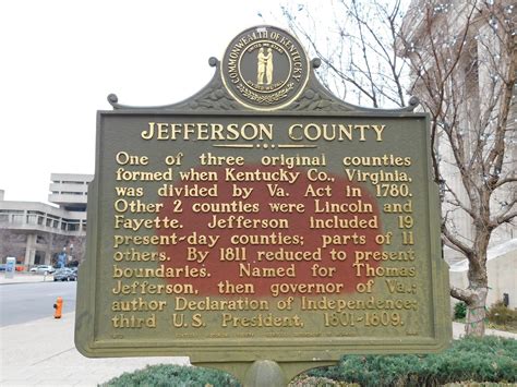 Jefferson County Historic Marker Louisville Kentucky Jimmy Emerson