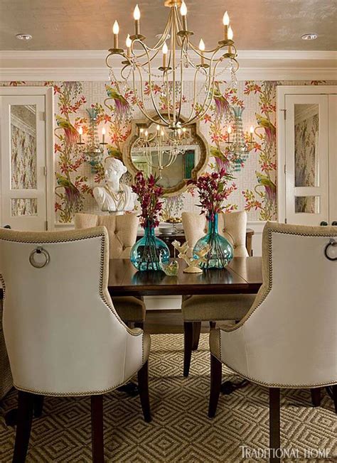 Love This Wallpaper For Formal Dining Room With Images Dining Room