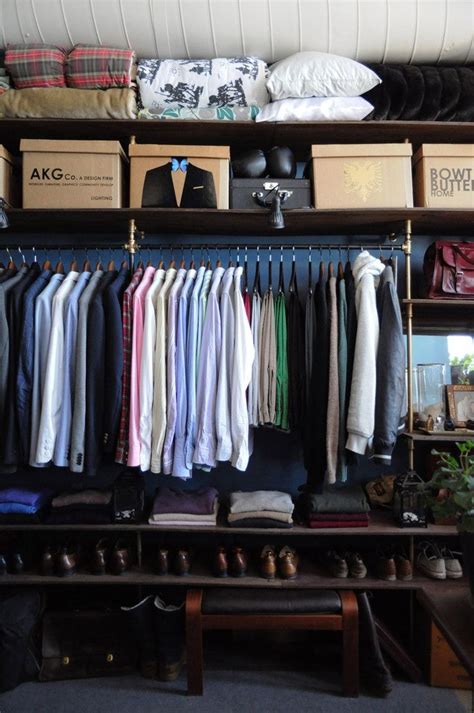 Arthur Kristins Sunny Vintage Loft Mens Closet Organization