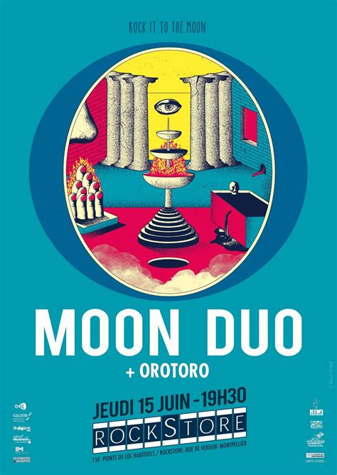 moon duo poster rock posters music posters concert posters illustration photo illustrations