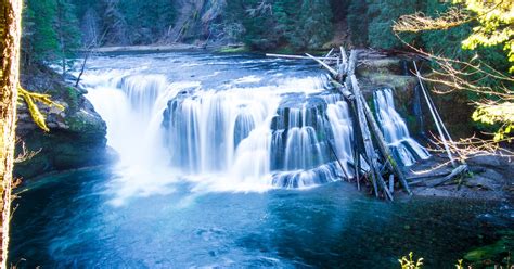 Hike To Lewis River Falls Skamania County Washington