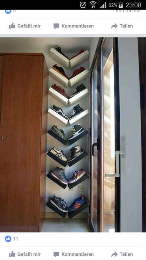 Schuhregal 10 ebenen schuhschrank groß steckregal. Schuhregal Platzsparend Selber Bauen / Ordnung in den Flur ...