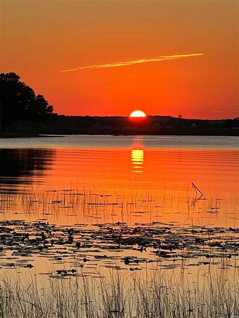 Beautiful Sunset Over Lake Kerr Ocala