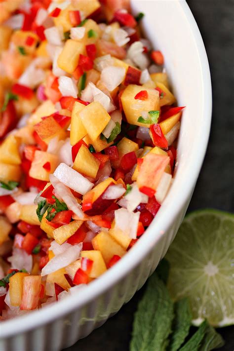 Lamb Lollipops with Peach Salsa