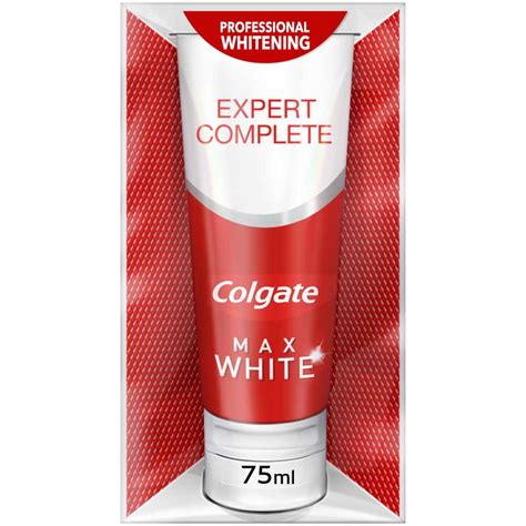 Colgate Max White Expert Complete Whitening Toothpaste Ml Wilko