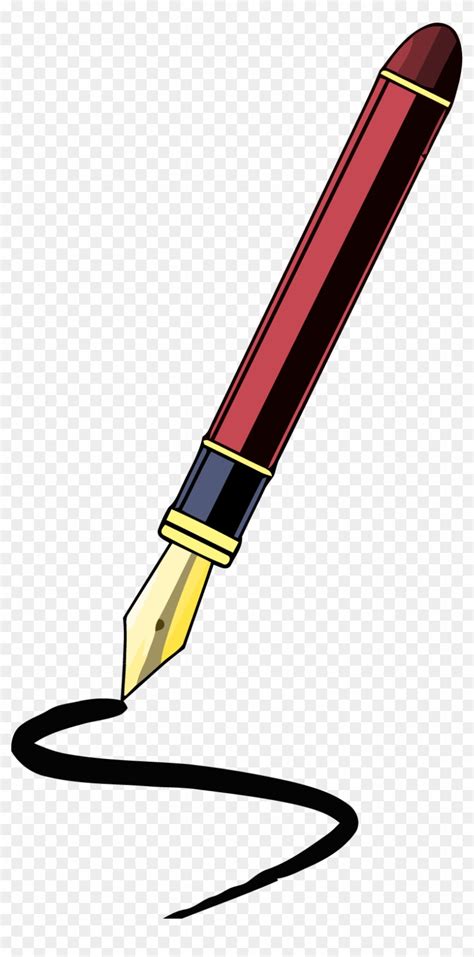 Fancy Pen Clipart Png Writing Pen Clip Art Png Free Transparent Png