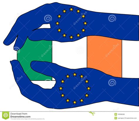 European Aid For Ireland Stock Vector Illustration Of Green 18368598
