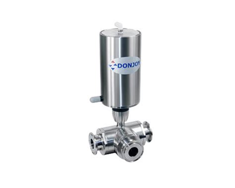 Pneumatic Three Way Ball Valve China Donjoy Technology Coltd