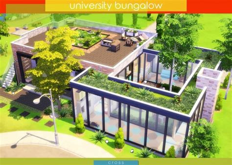Cross Architecture Dreamy Autumn Sims House Sims 4 Sims House Design