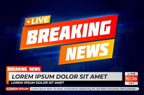 Free Breaking News Template Vectors 600 Images In Ai Eps Format