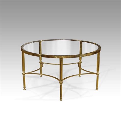 So Rare To Find A Circular Glass Coffee Table This One Is Gorgeous Too