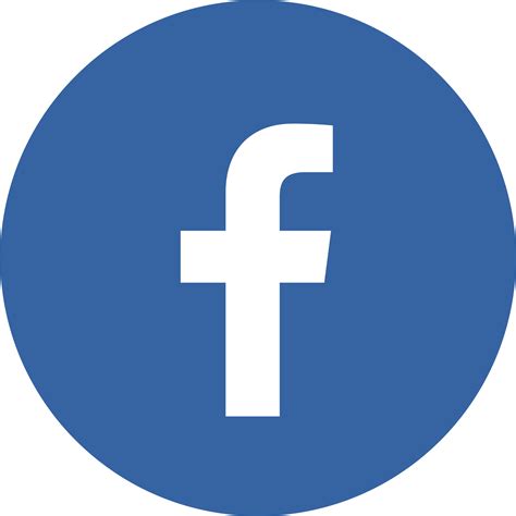 Facebook Logo Circle Facebook Icon For Email Signature 2400x2400
