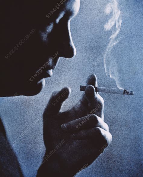 Man Smoking Stock Image M3700624 Science Photo Library