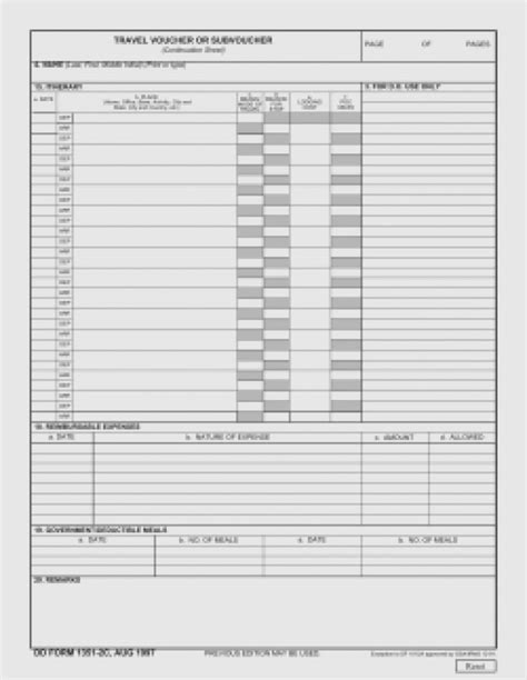 Dd Form 2501 Courier Authorization Card Template