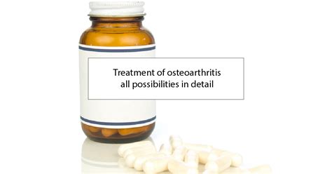 Osteoarthritis Treatment All Possibilities Normal And Alternative