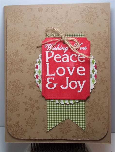 Prairie Paper Crafter Peace Love And Joy