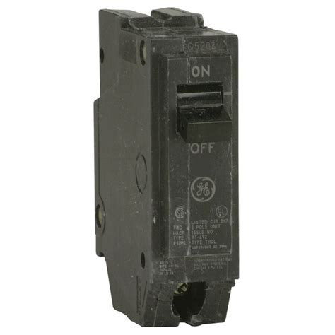 Ge Q Line Thql 15 Amp 1 Pole Standard Trip Circuit Breaker At