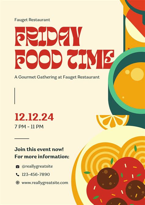 Food Event Poster Design