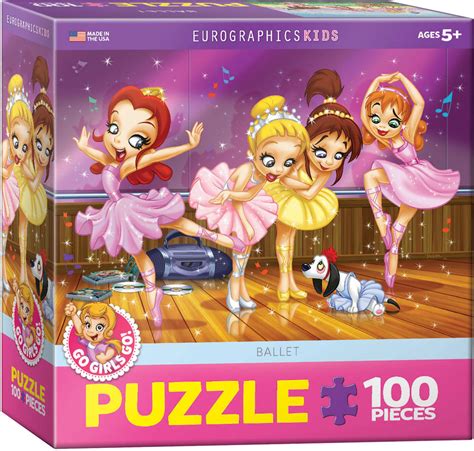 Go Girls Go Ballet 100pc Games And Puzzles Puzzles 36 To 100 Pieces