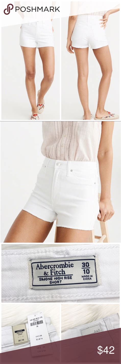 Nwt Abercrombie Simone High Rise Shorts Our Classic High Rise Short In