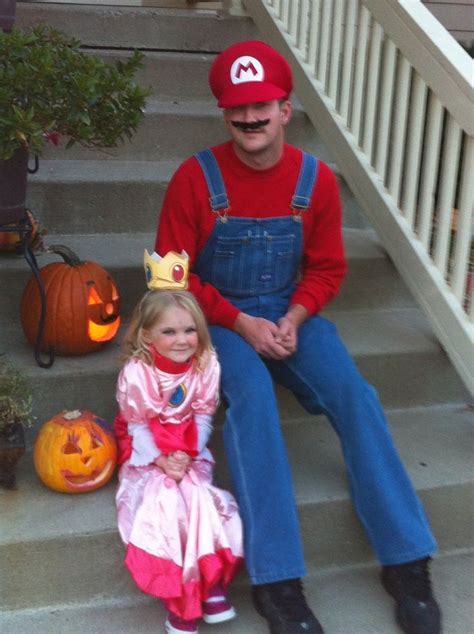 mario and his princess father daughter halloween costumes daughter halloween costumes mother