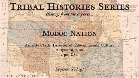 Modoc Nation Okpan Tribal Histories Series Youtube