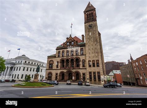 Albany City Hall In Albany New York Stock Photo Alamy