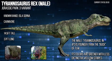 Tyrannosauro Rex Jurassic Park 3 By 3383383563 On Deviantart