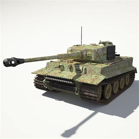 3d Tiger 1 Tank Cgtrader