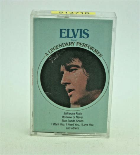 elvis a legendary performer vol 2 by elvis presley audio cassette tape pre o ebay