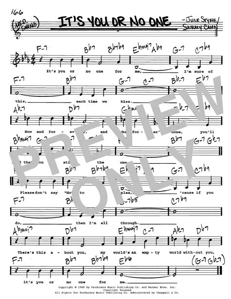 It's been a long long time alto sax. It's You Or No One | Sheet Music Direct