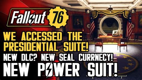 Fallout 76 We Snuck Into The Presidential Suite New Power Suit New