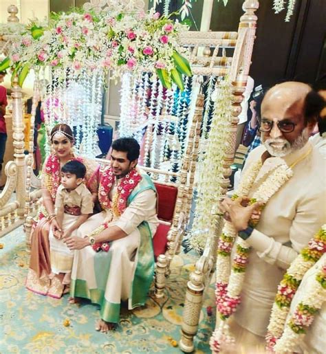 Pics Rajinikanth`s Daughter Soundarya Marries Vishagan Vanangamudi