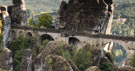 Bastei Bridge A Stunning Part Of Saxon Switzerland Germany