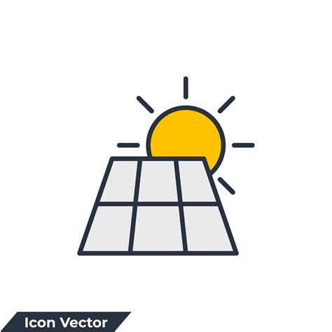 Illustration Vectorielle Du Logo De Licône De Lénergie Solaire