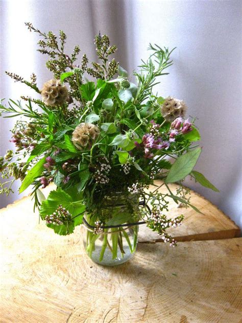 To see if the herbs are dry, check if leaves crumble easily. Healing Bouquets from a Brooklyn Herb Florist - Gardenista