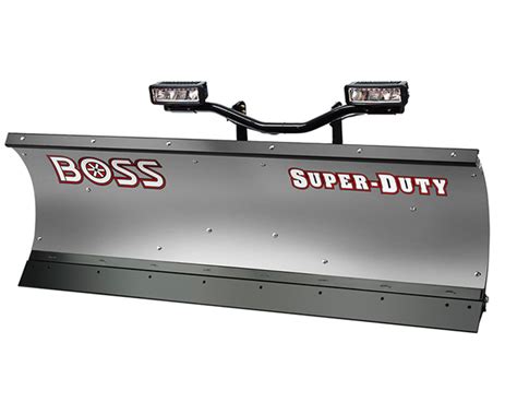 Boss Super Duty Straight Blade Stainless Steel Plow 8 Ft Stb18620