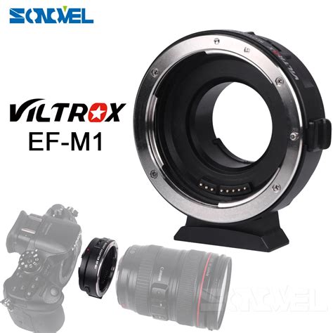 Viltrox Ef M1 Lens Adapter Ring Mount Af Auto Focus For Canon Ef Ef S Lens To M4 3 Micro Four