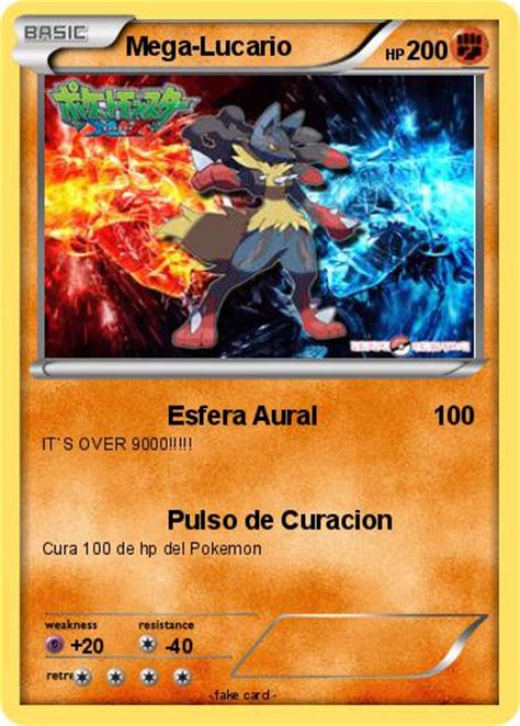 The pokémon company international is not responsible for the content of any linked website that is not operated by the pokémon company international. Pokémon Mega Lucario 391 391 - Esfera Aural - My Pokemon Card