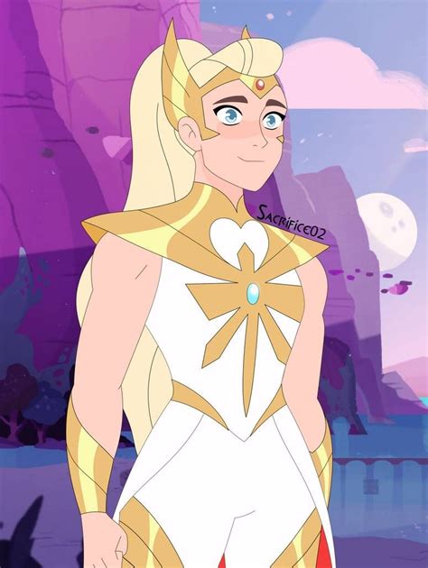 An Animated Image Of A Woman With Blonde Hair Wearing A White And Gold