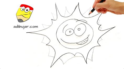 Cómo Dibujar Un Sol Fácil A Lápiz Videos De Dibujos Paso A Paso How