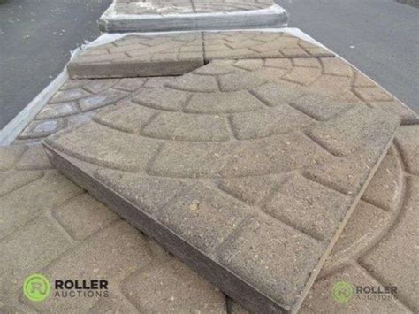 84 Pieces Of Pavestone 16in Bella Cobble Charcoal Tan Paving Blocks
