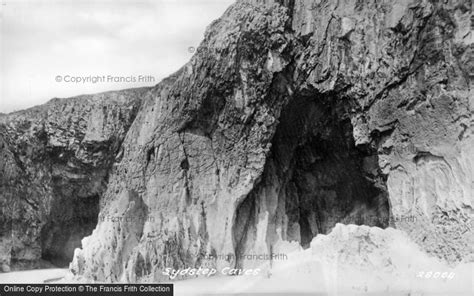Photo Of Lydstep Caves 1890 Francis Frith