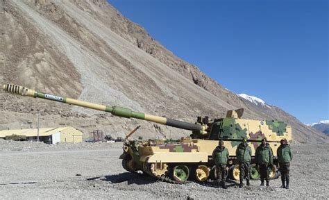 Indian Army Has Deployed K Vajra T Self Propelled Howitzers In Eastern