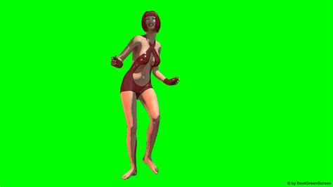 Hot Sexy Girl Dances Green Screen Free Use YouTube