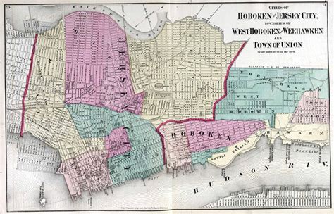Found This Cool Old Map Of Hudson County From 1872 In The Rutgers