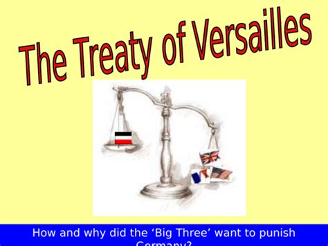 The Treaty Of Versailles Teaching Resources