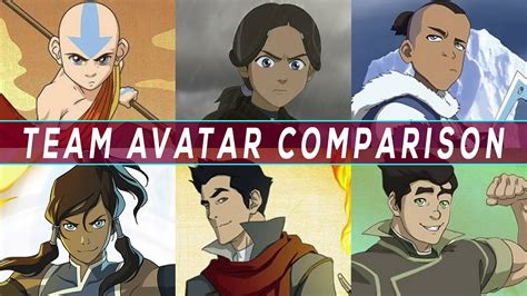 Which Team Avatar Is Better Avatar Last Airbender Vs Legend Of Korra